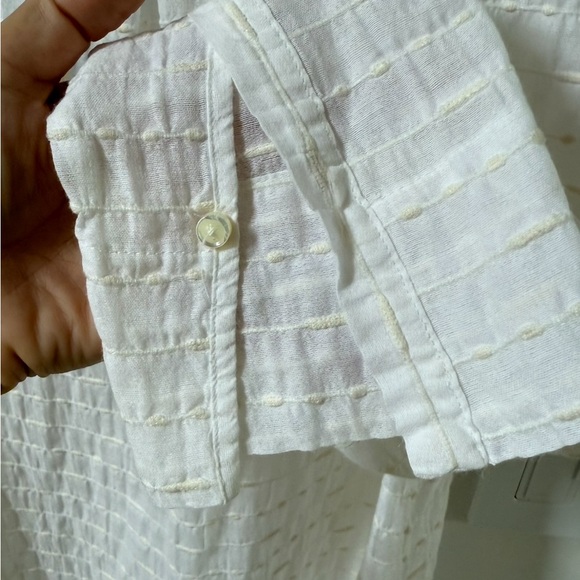 AYR White Textured Tunic Top M NWOT - Picture 14 of 14